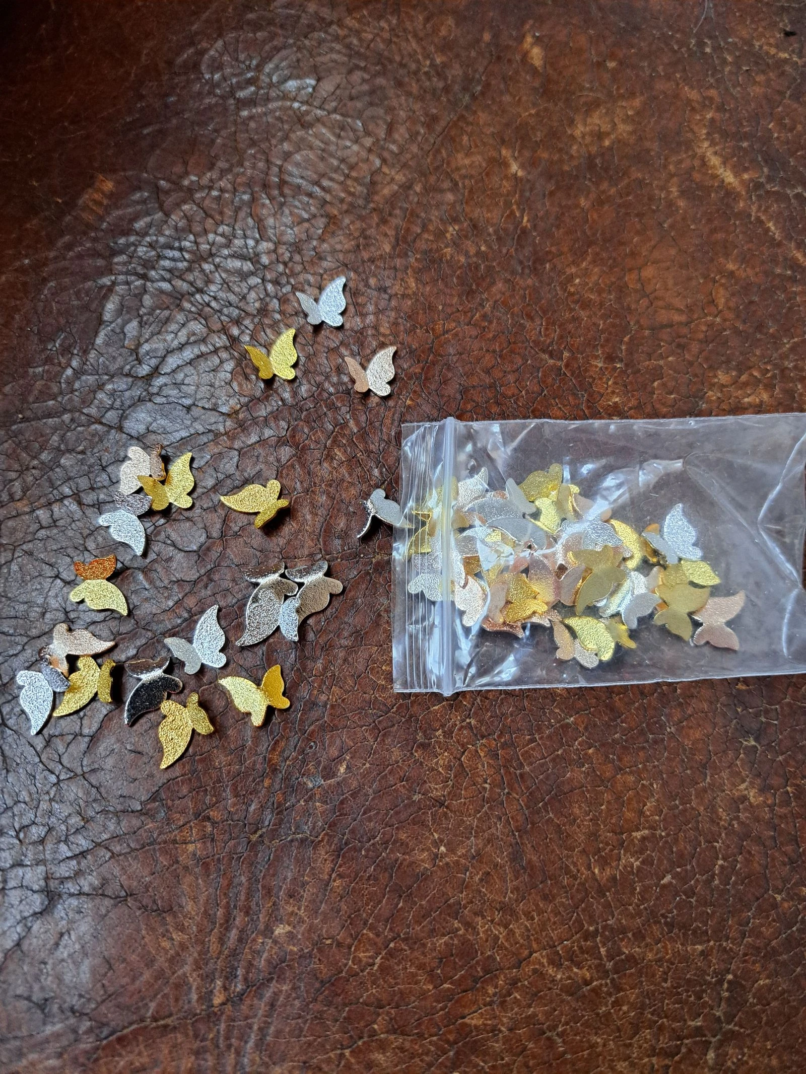 Papillons d'inclusion bijoux 